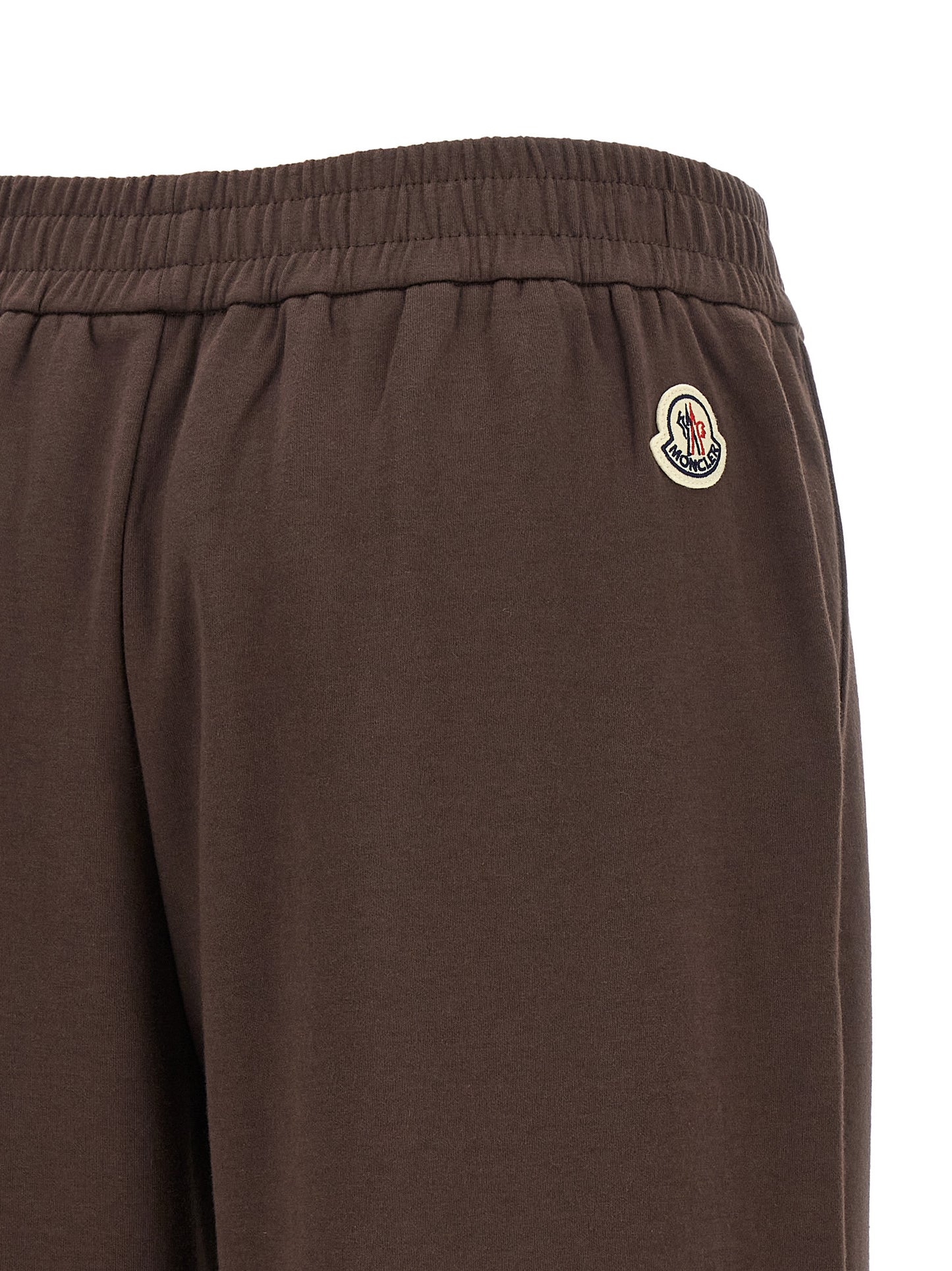 Pantalones de chándal Moncler de algodón marrón
