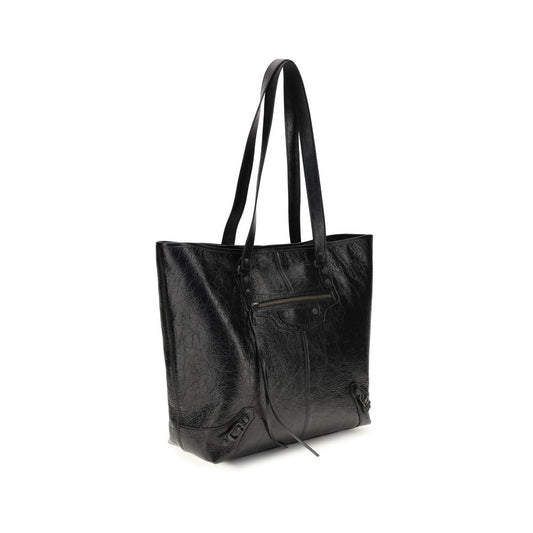 Bolso de Hombro Balenciaga Negro Cordero Ovis Aries Aries