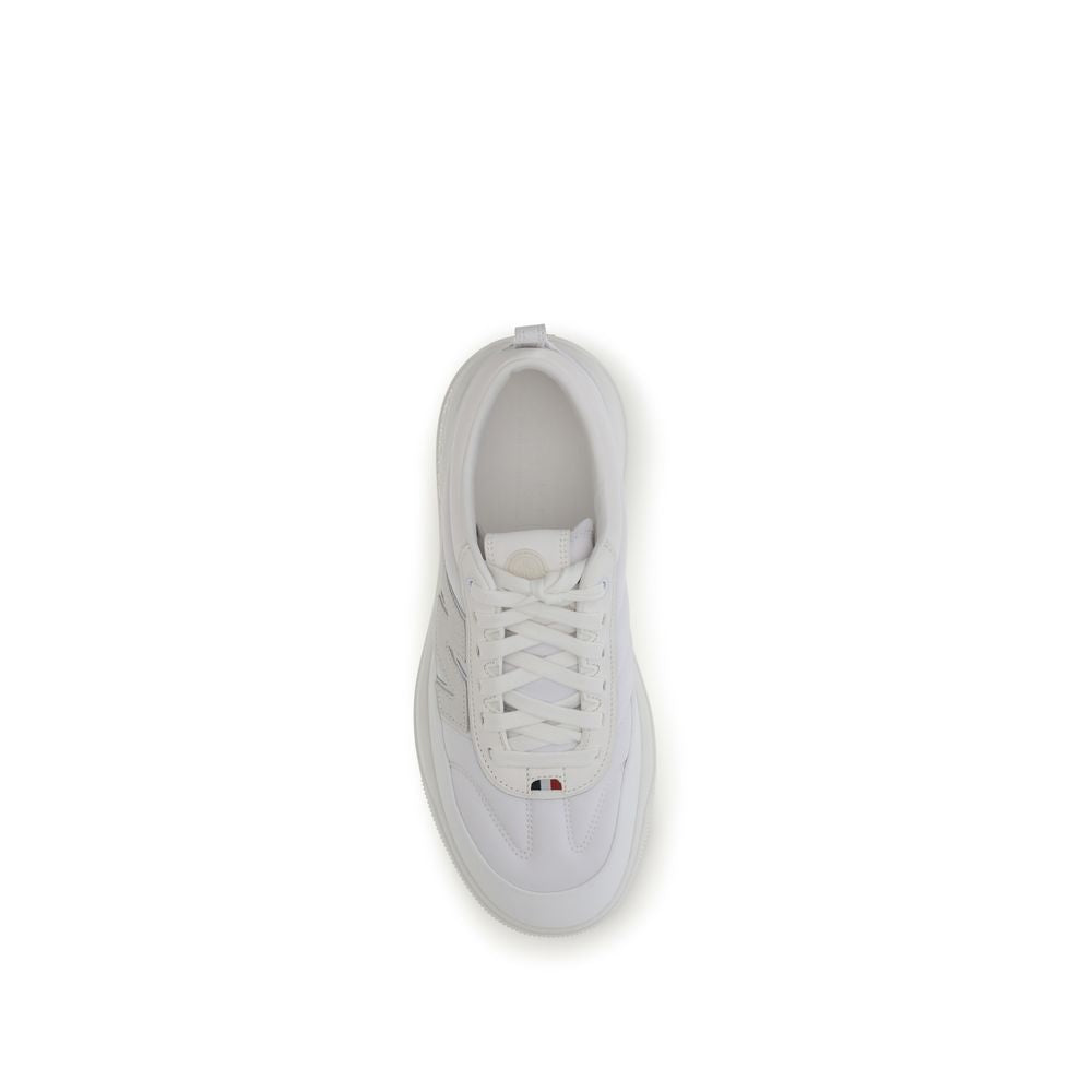 Zapatillas deportivas Moncler de piel de becerro blanca Bos Taurus