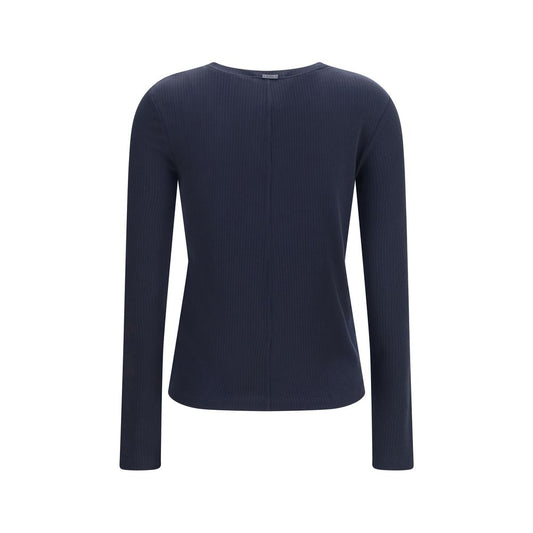 Sudadera azul de lyocell Max Mara