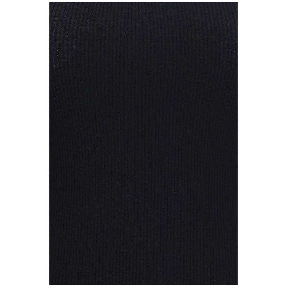 Max Mara Camisetas sin mangas de viscosa negras