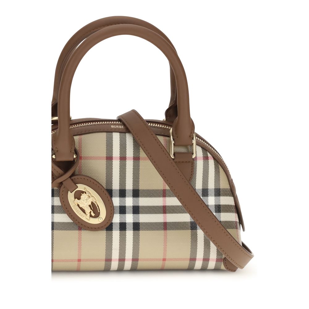 Bolso de lona beige Burberry