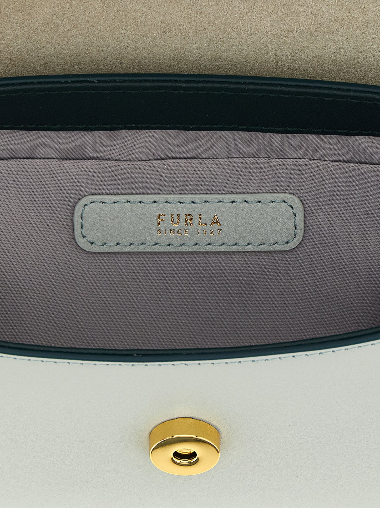 Bolso Furla Bicolor de Piel de Becerro
