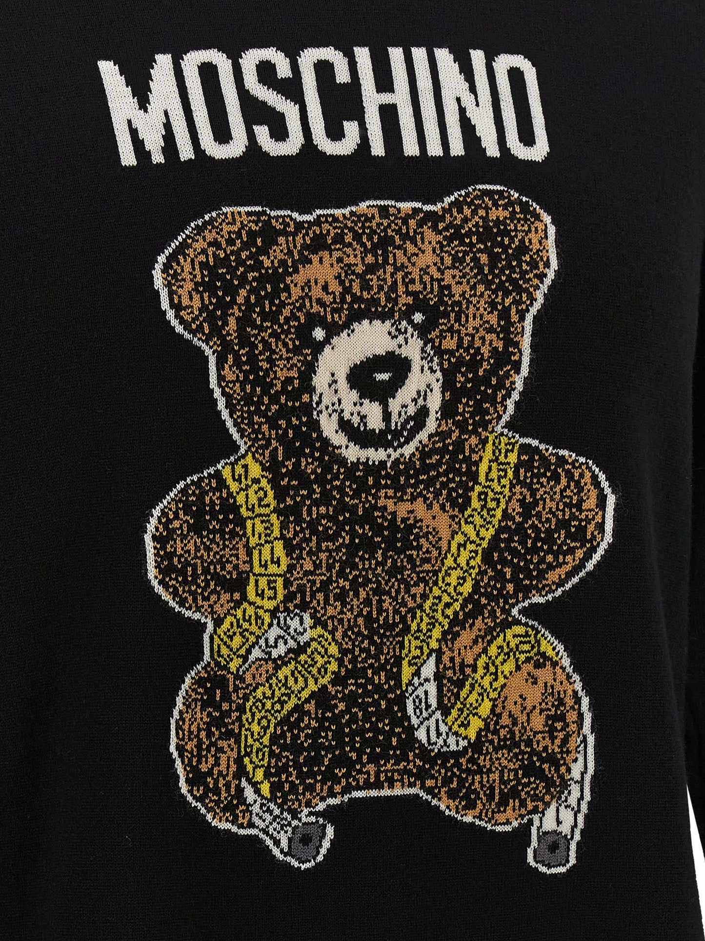Cárdigan Moschino de lana virgen negra