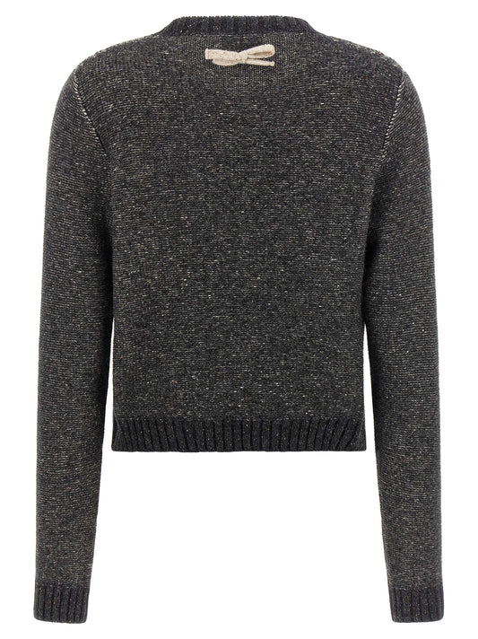 Cárdigan Moschino de lana gris