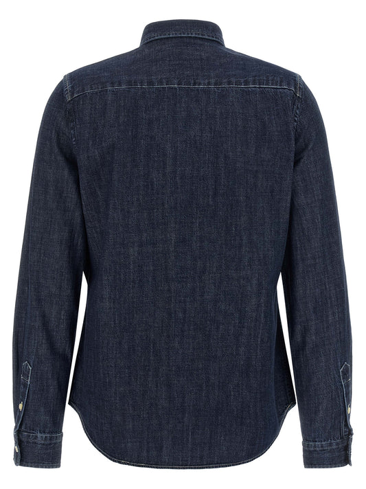 Blusa de algodón azul Polo Ralph Lauren