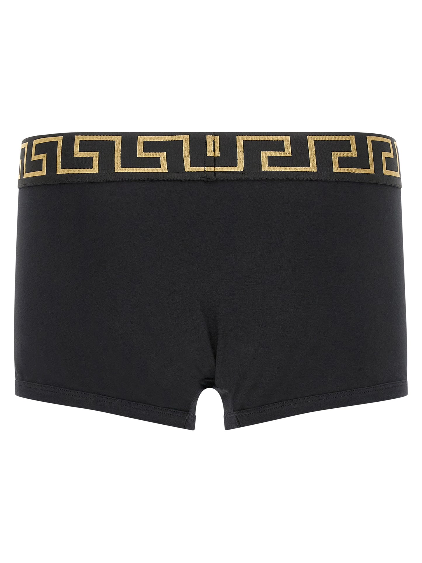 Boxers De Algodón Negro Versace Con Ajuste Entallado