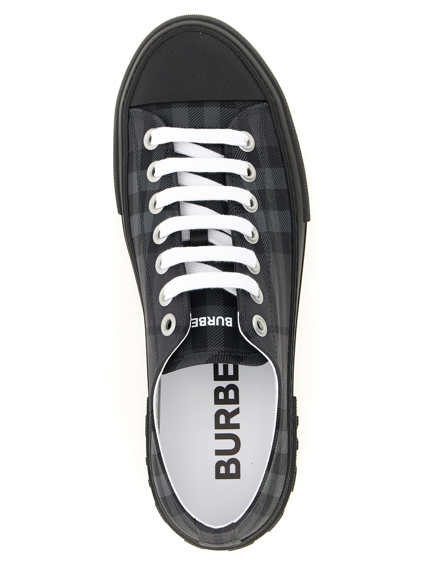 Zapatillas bajas de poliamida gris Burberry