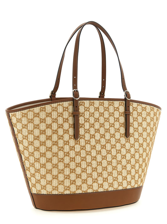 Bolso de mano Gucci de algodón marrón