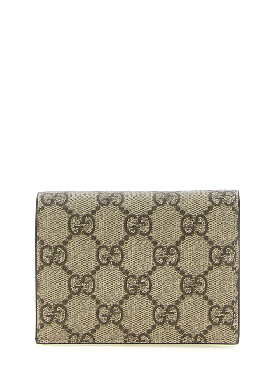 Tarjetero Gucci de piel de becerro multicolor
