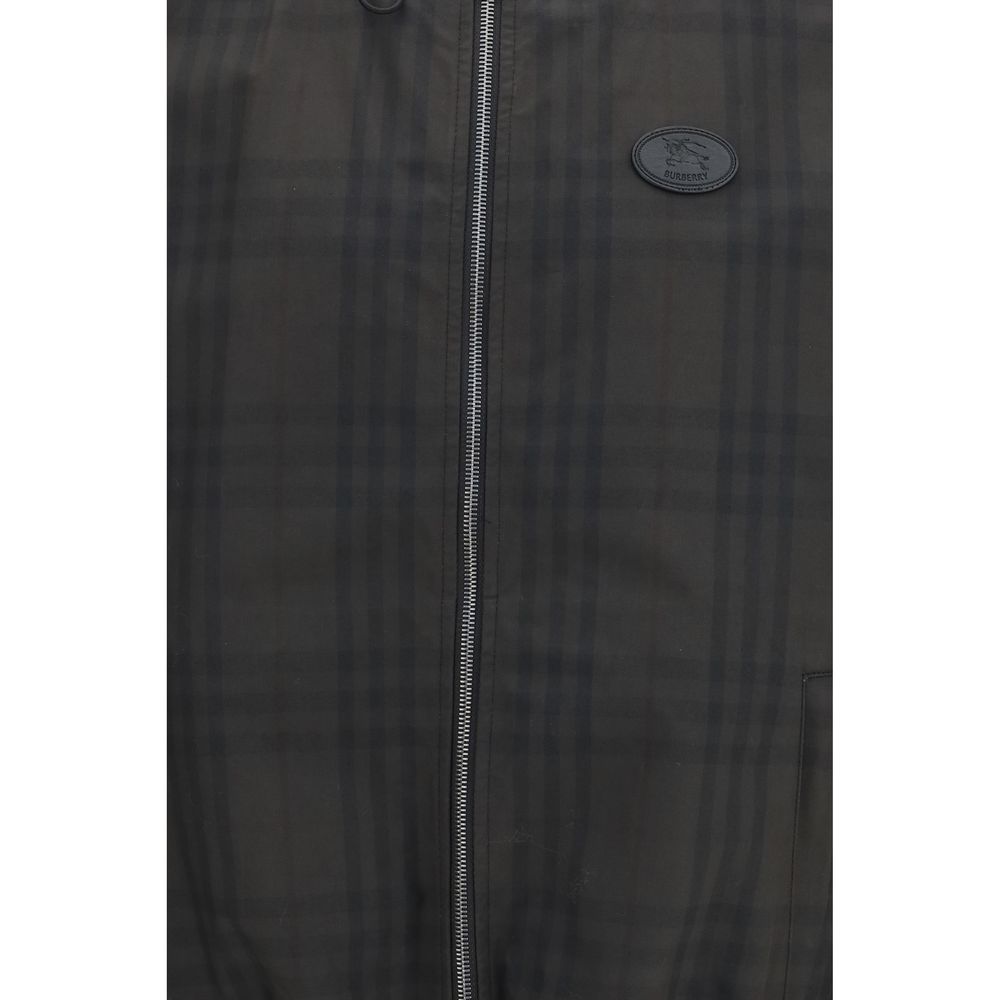 Burberry Tickhill Model Brown Cotton Shell Jacket