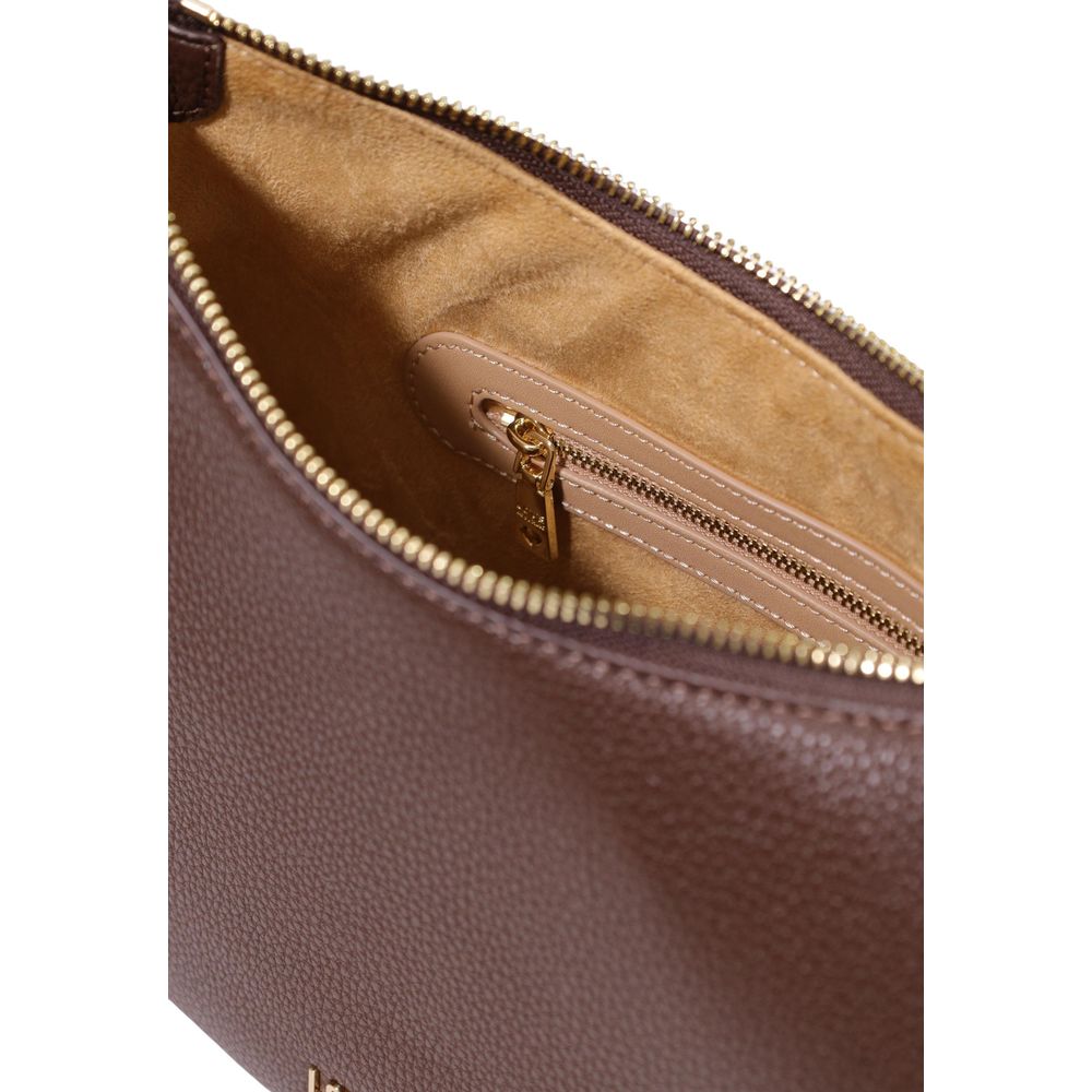 Sac à Main Love Moschino Polyéthylène Marron Design Pratique