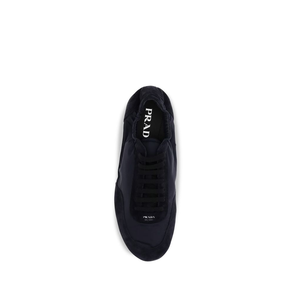 Zapatillas Deportivas Prada De Caucho Azul De Gran Durabilidad
