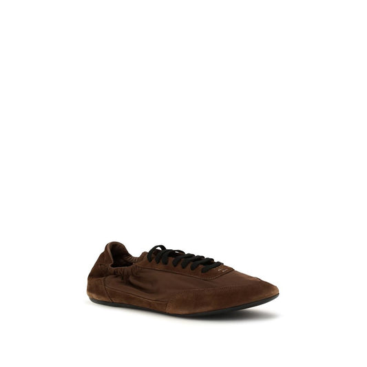 Zapatillas deportivas Prada de caucho marrones