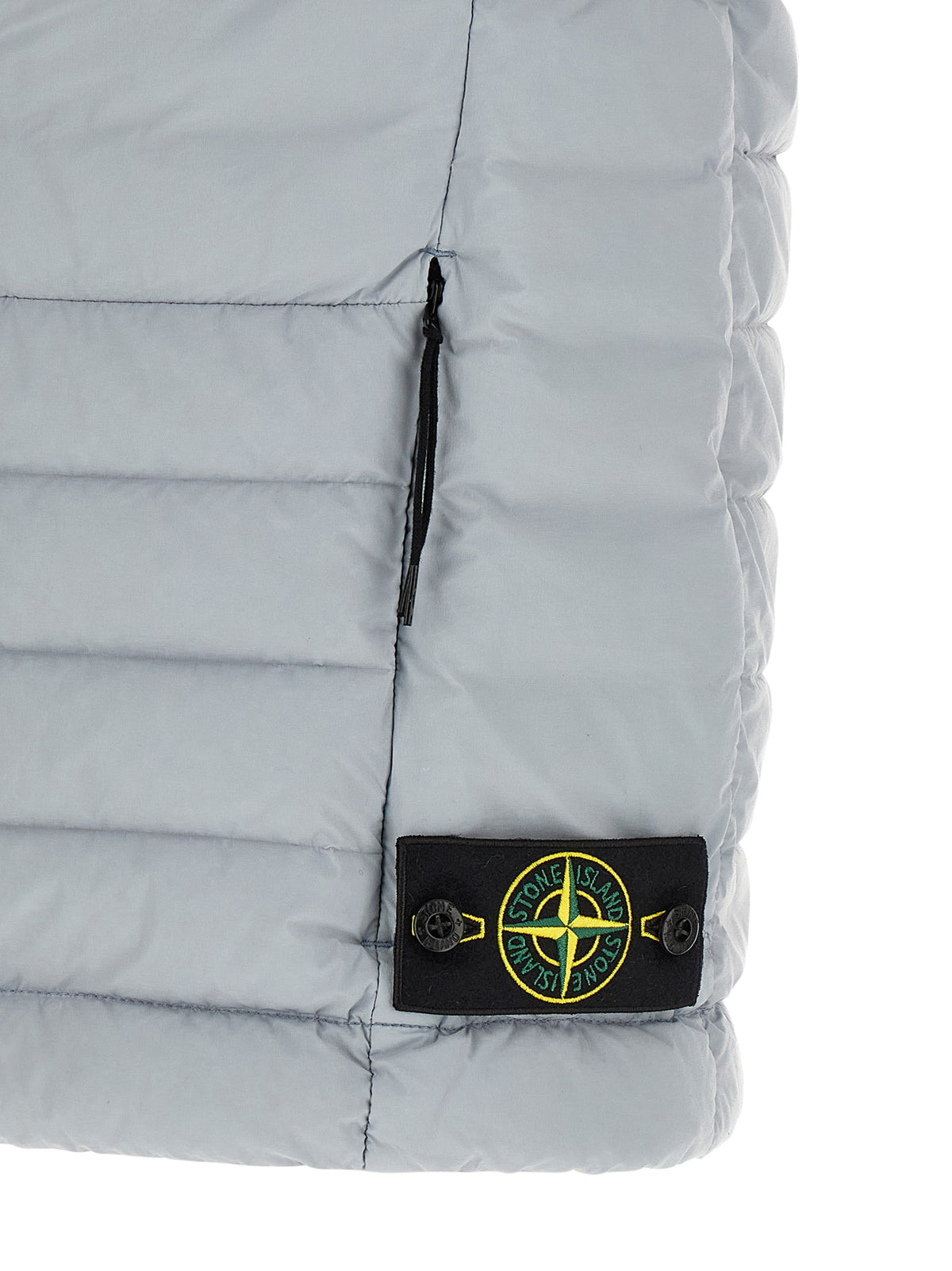 Chaleco de Poliamida Sin Mangas en Color Gris Stone Island