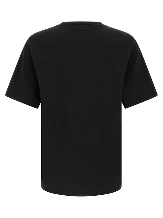 Camiseta de algodón negra Dolce & Gabbana