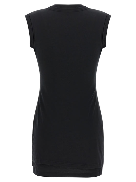 Minivestido negro de algodón de Alexander Wang
