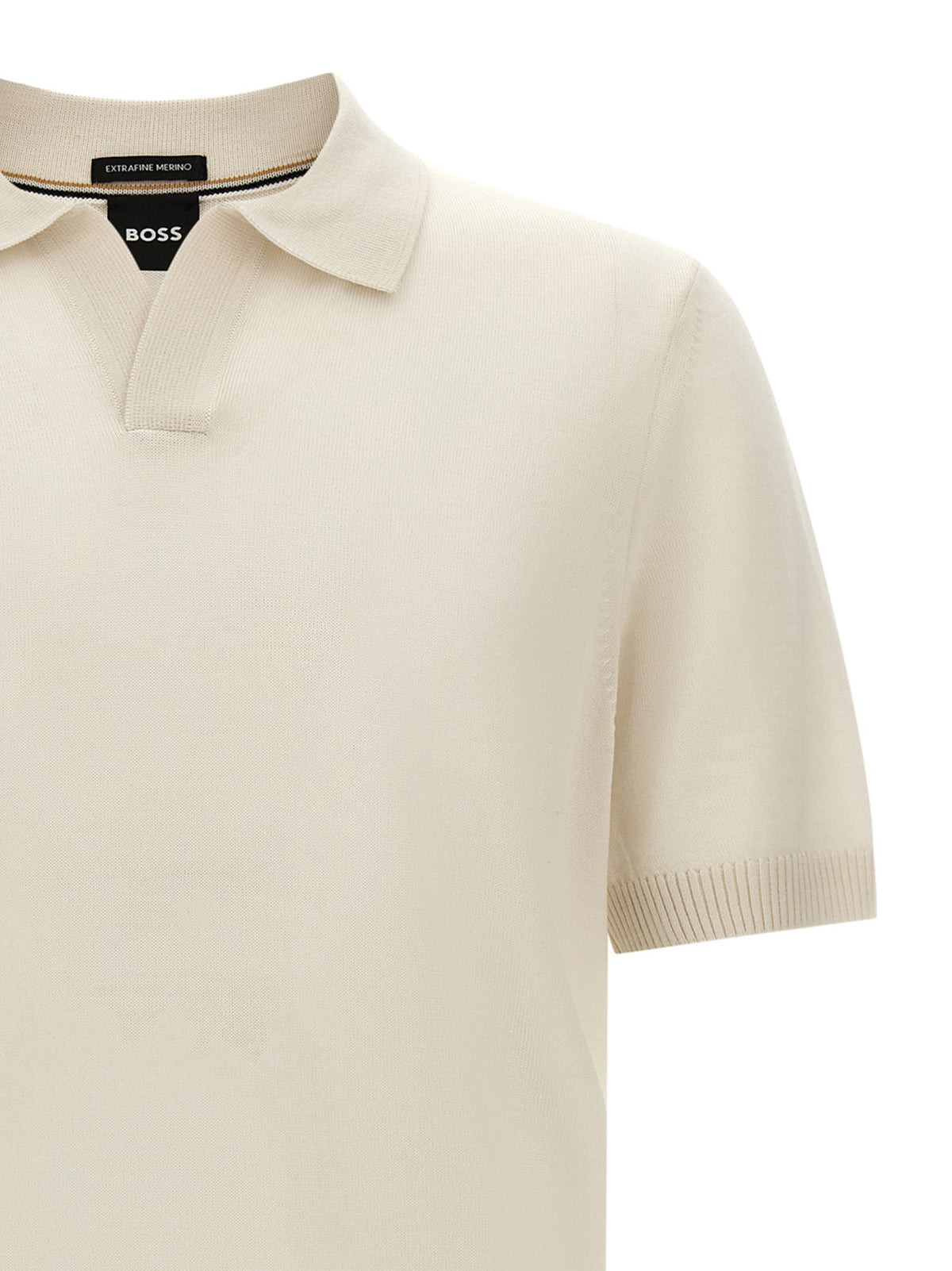 Hugo Boss Polo Blanco de Lana Virgen Modelo H Lantoni