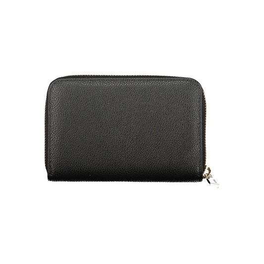 Portefeuille Guess Jeans noir en polyuréthane pour femme