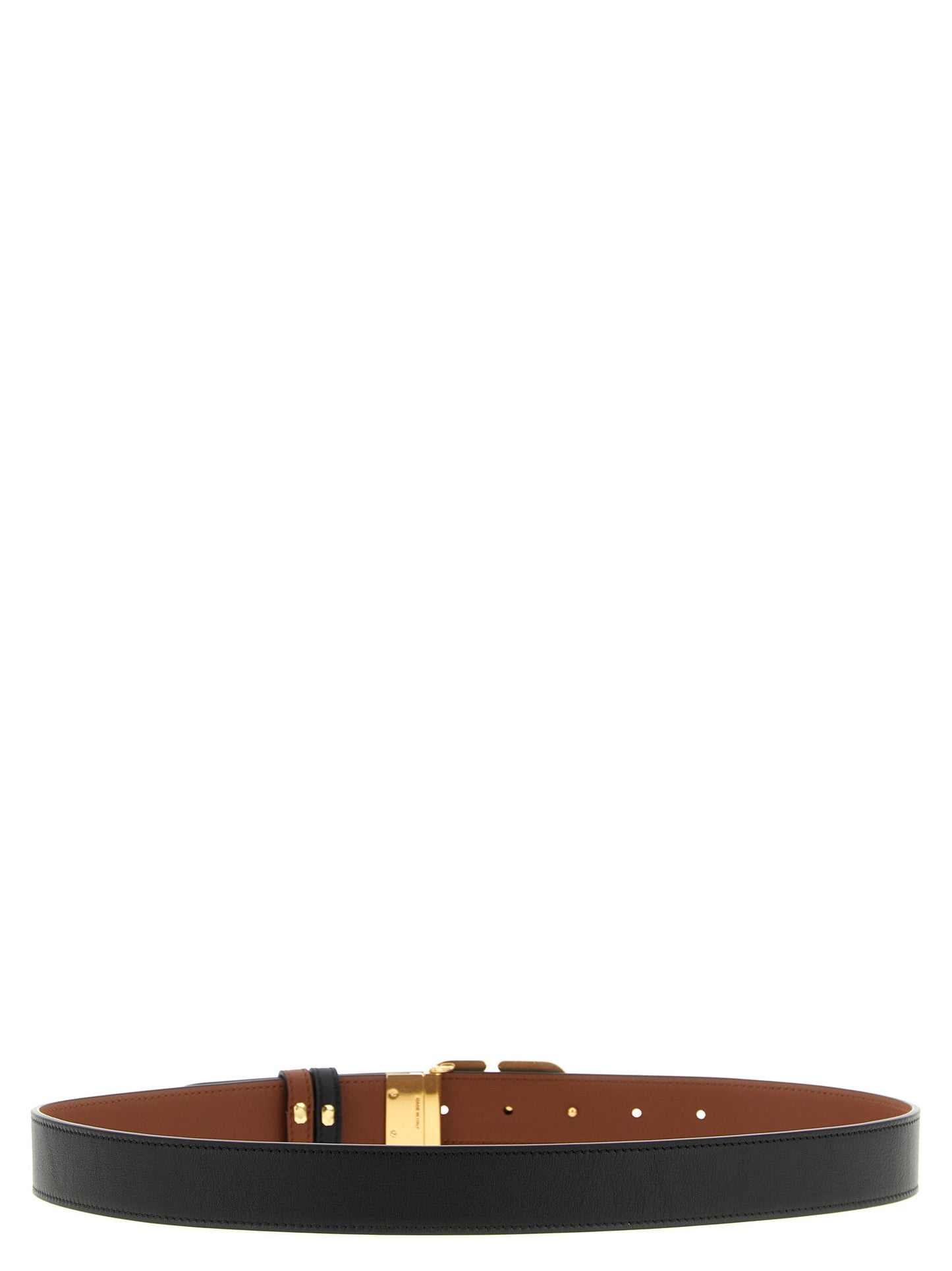 Valentino Garavani Black Regular Calfskin Belt
