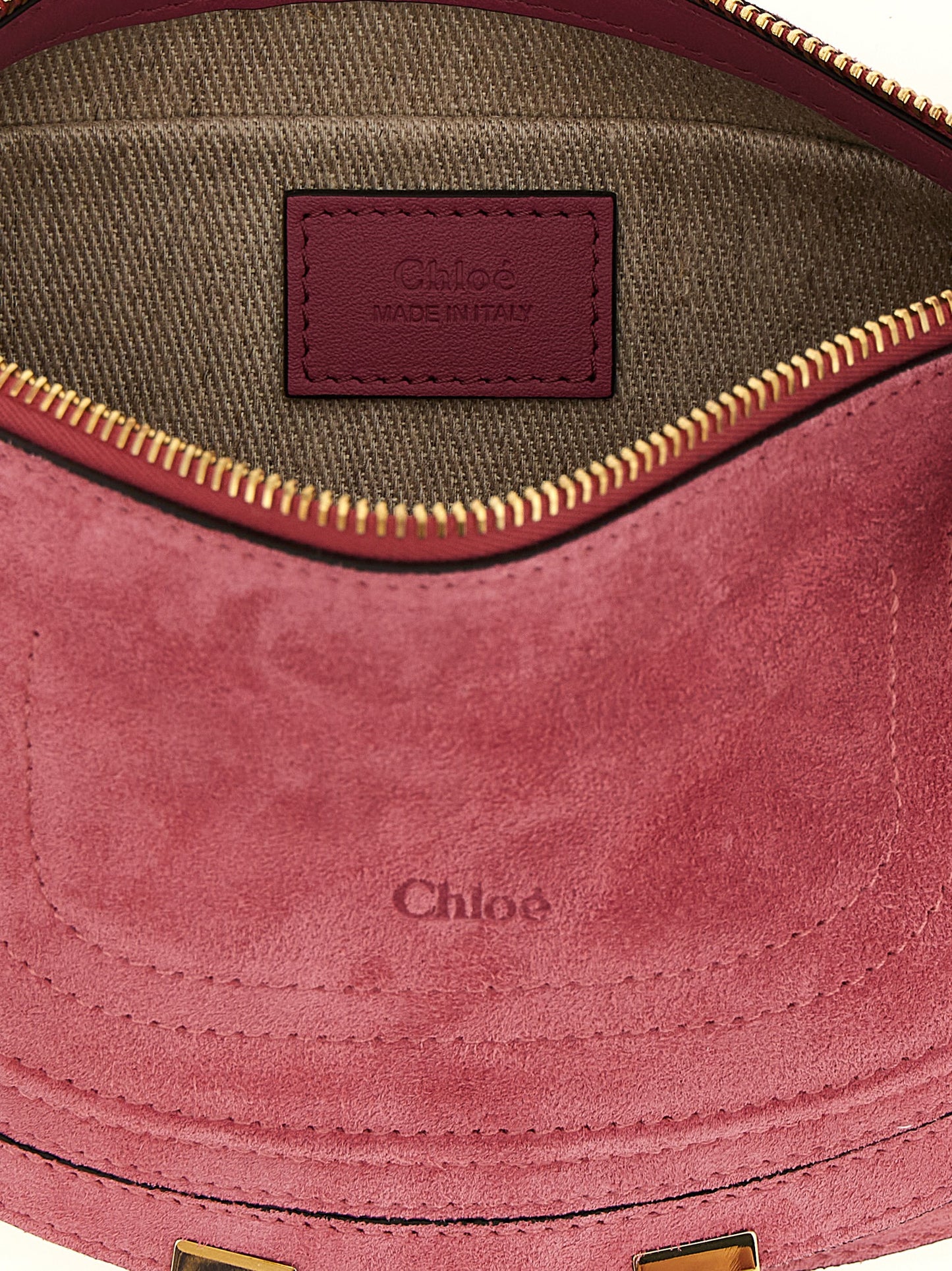 Bolso de hombro Chloé de piel de becerro multicolor