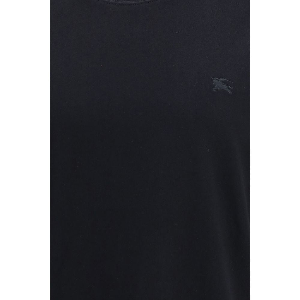 Camiseta de algodón negra de Burberry