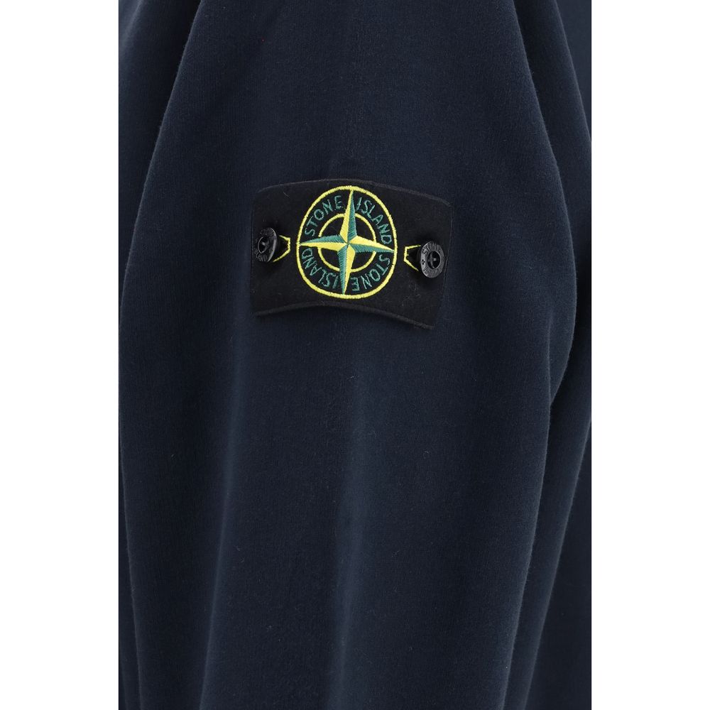 Sweat-shirt Stone Island en coton bleu