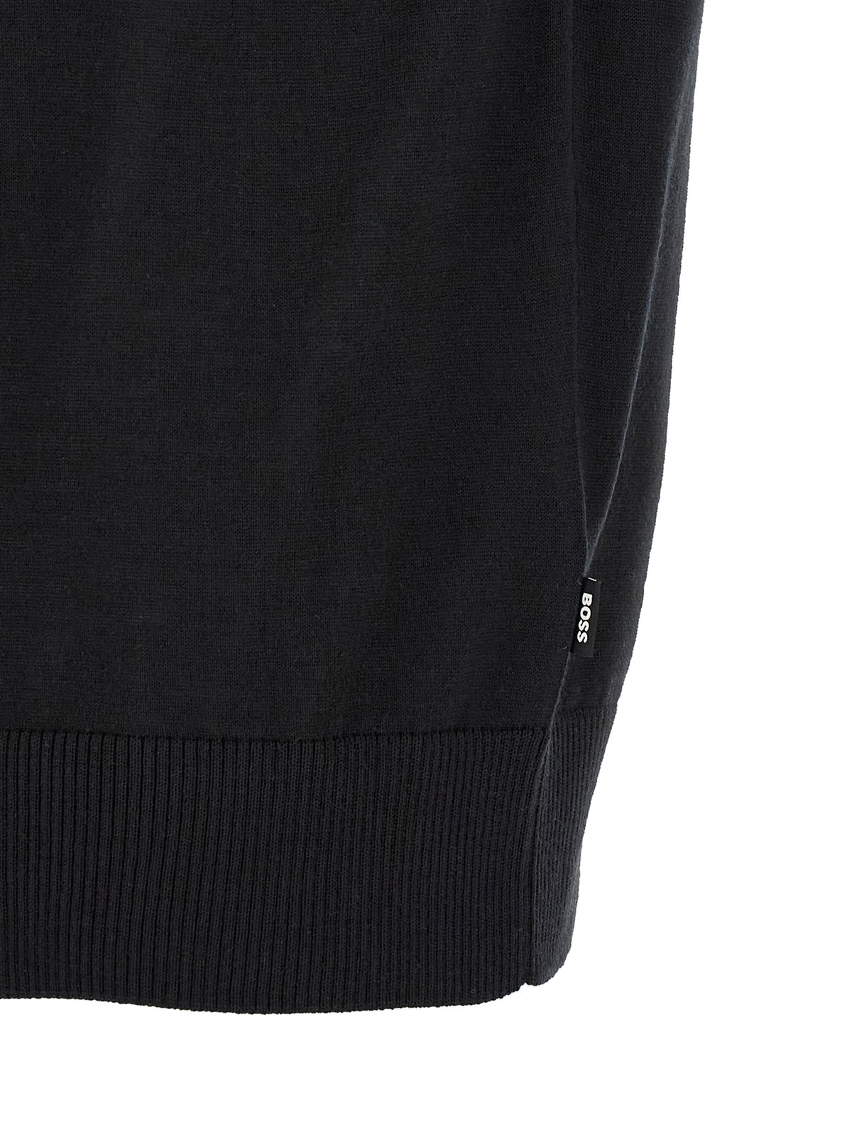 T-shirt Hugo Boss en laine vierge noire modèle H-Umauro
