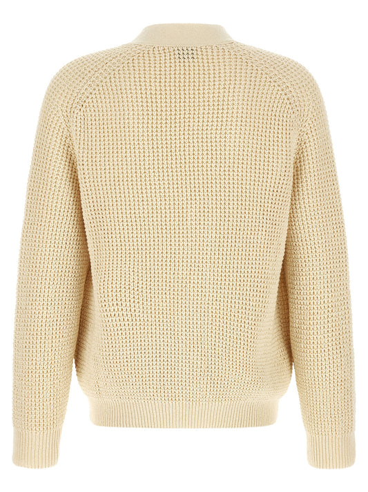 Hugo Boss Beige Cotton Timeless Cardigan
