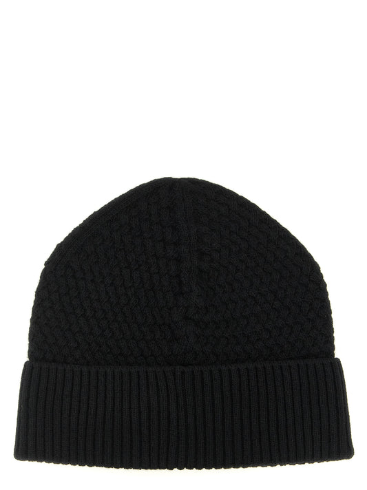 Gorro Moncler de piel negra