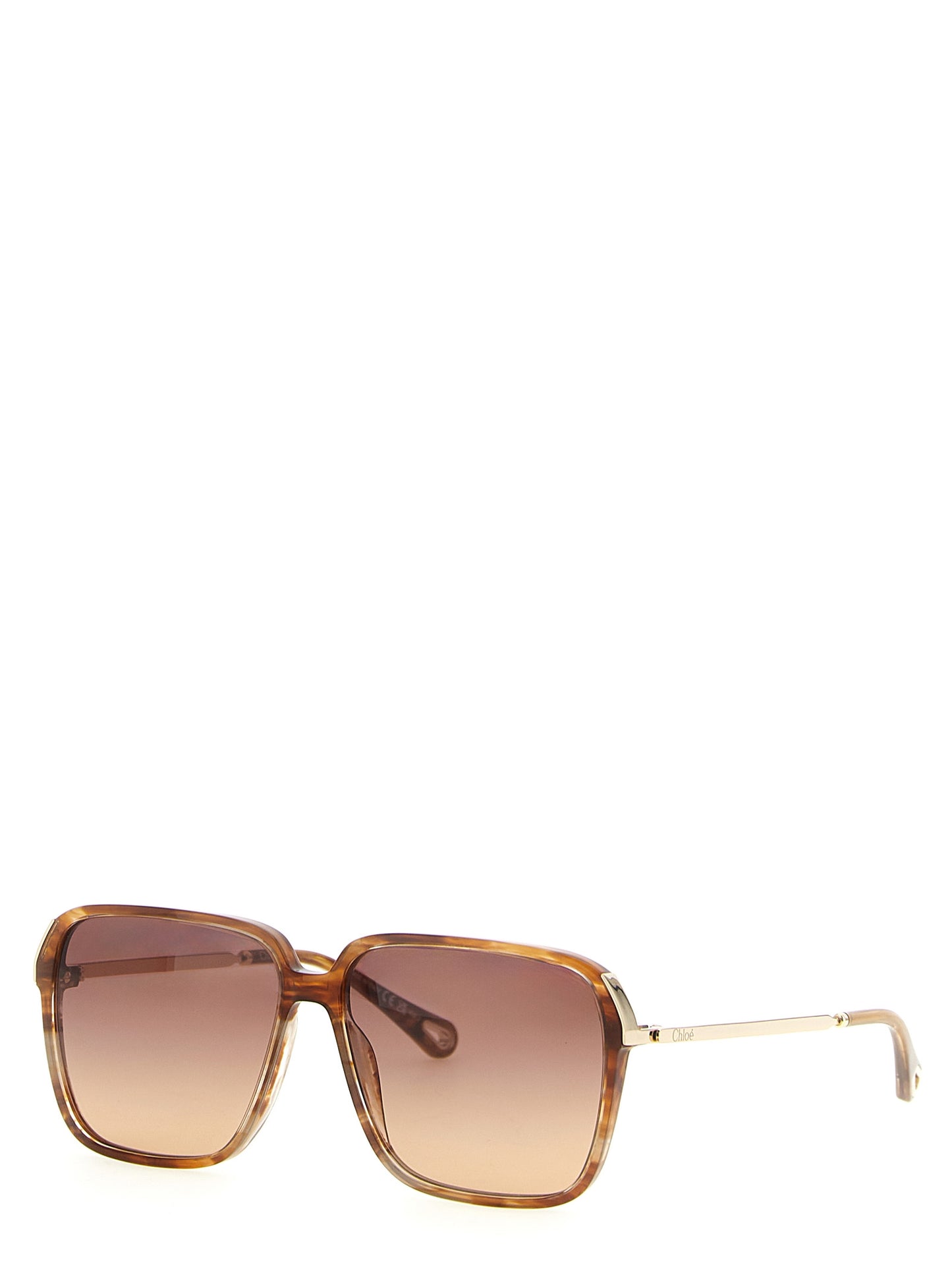 Gafas de sol Chloé de acetato marrón