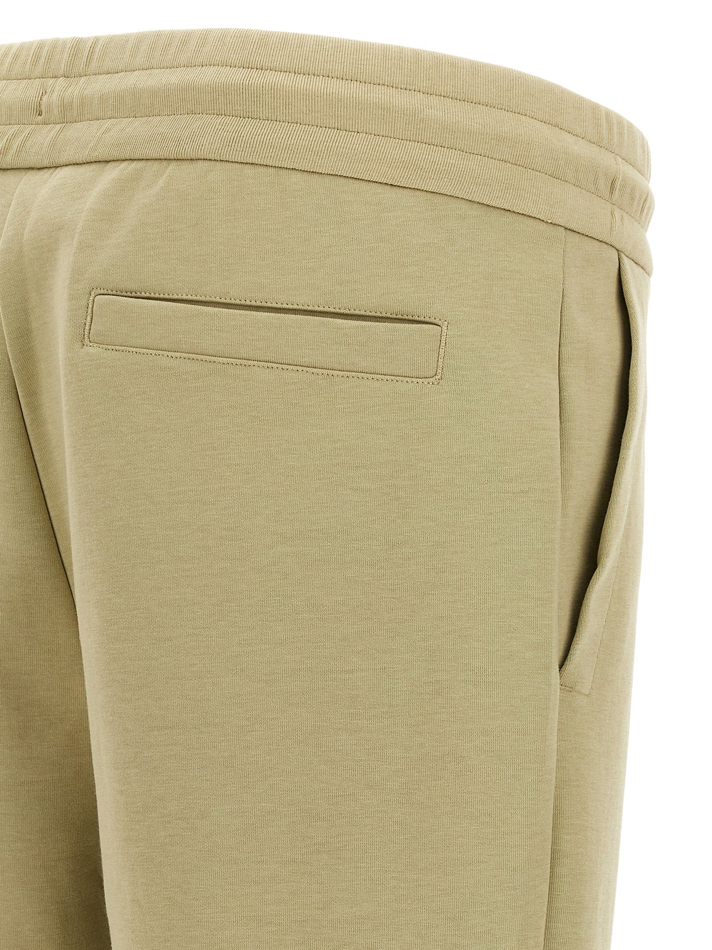 Pantalones deportivos Hugo Boss de algodón beige