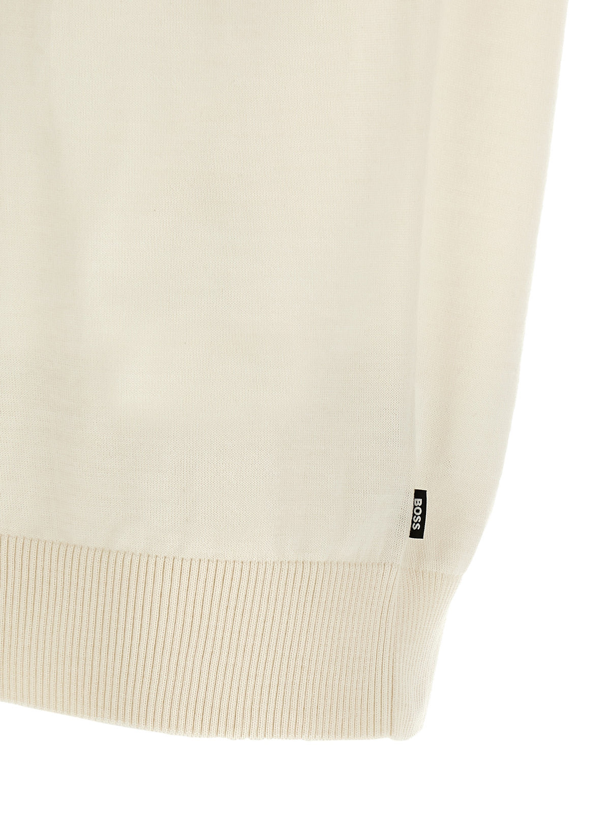 Camiseta Hugo Boss De Lana Virgen Blanca Con Corte Regular