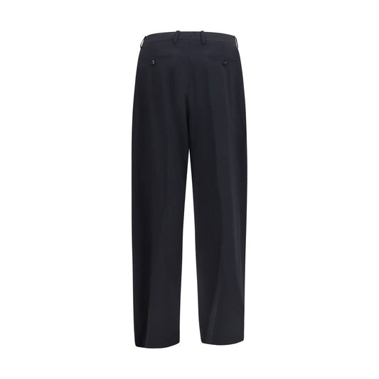 Pantalones de vestir Giorgio Armani de lana azul Oves Aries