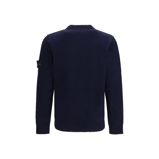 Sudadera de Algodón Negra Stone Island