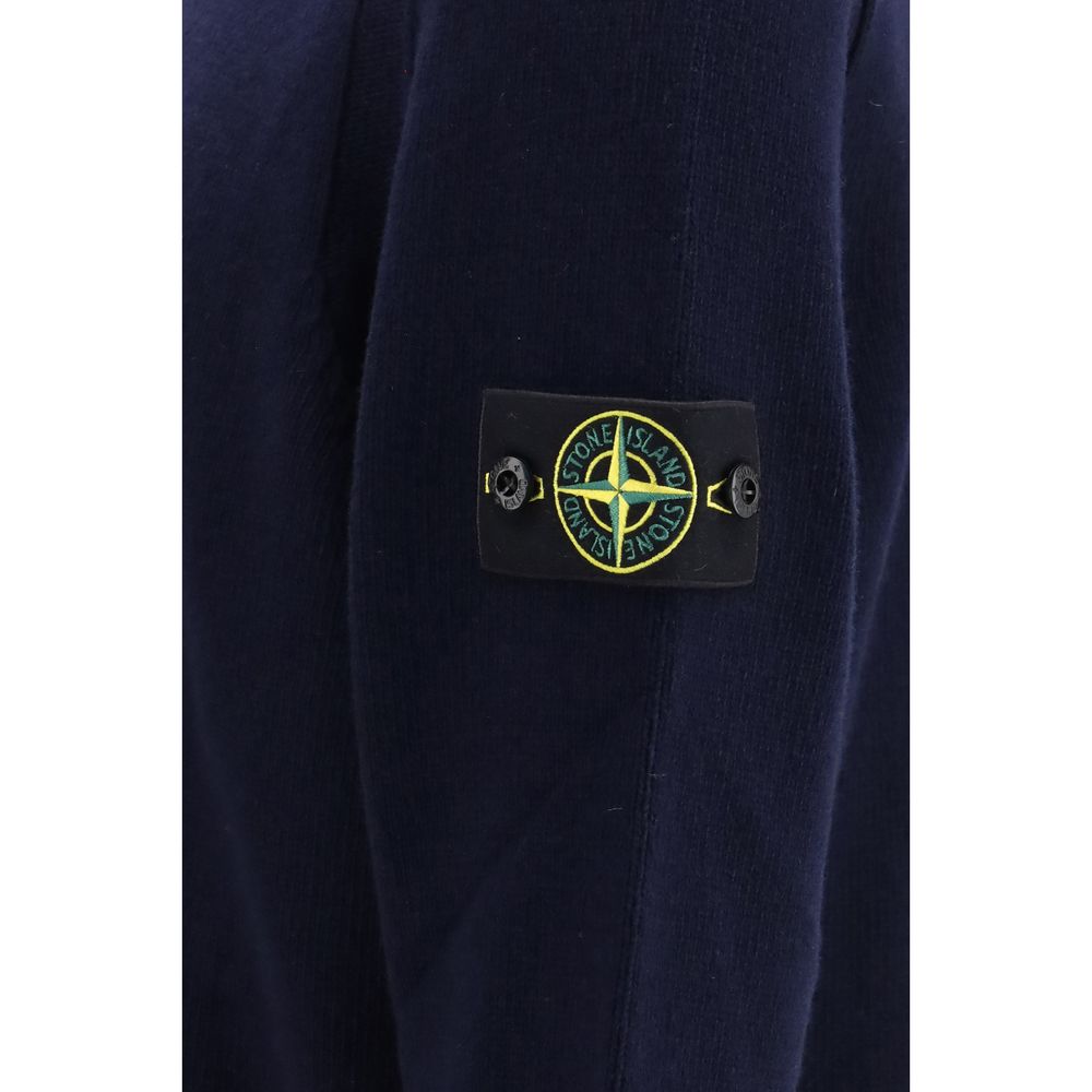 Sweat-shirt Stone Island en coton noir
