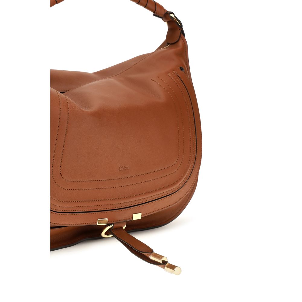 Chloé Bolso De Hombro Marrón De Piel De Becerro Bos Taurus