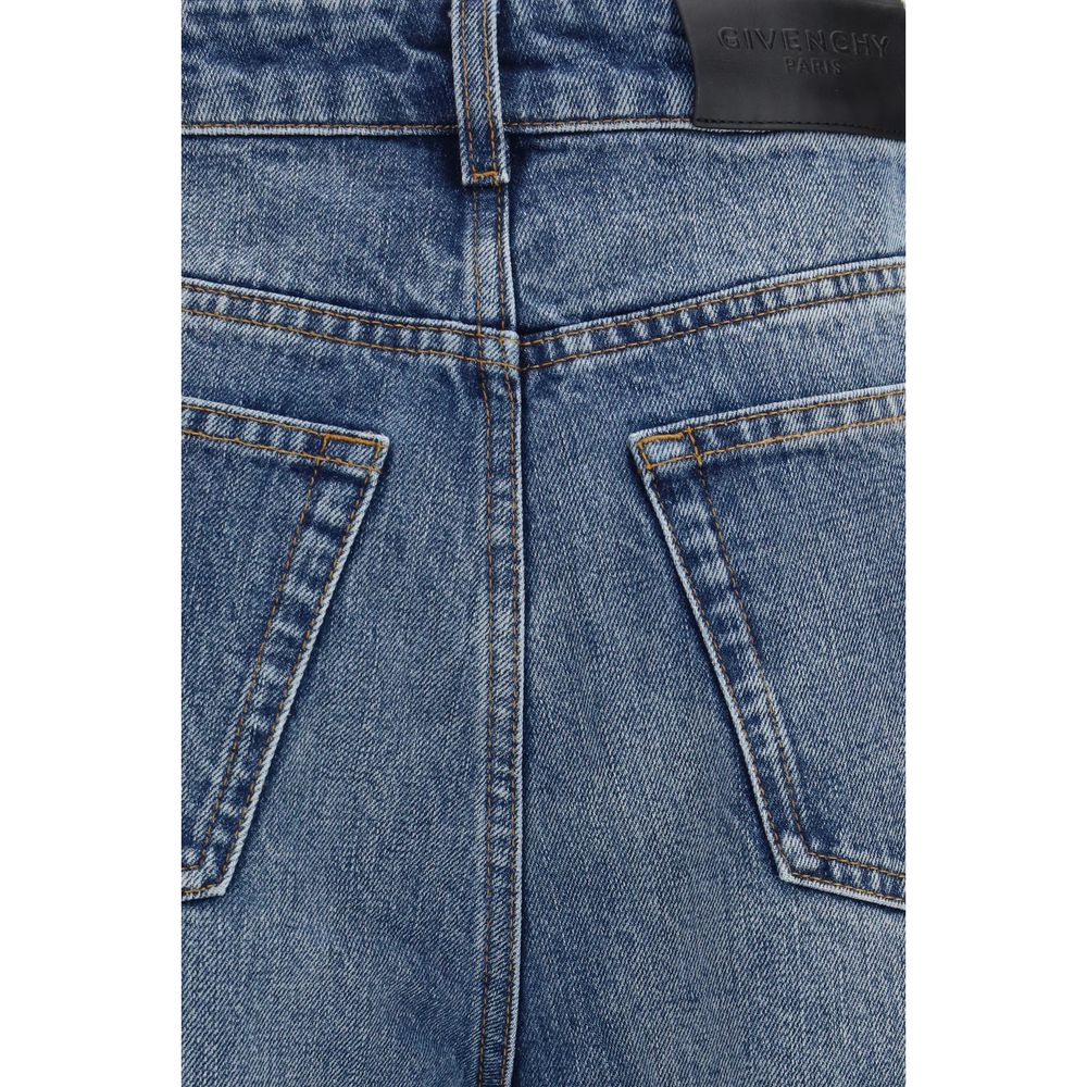 Jeans Givenchy azules de algodón de corte relajado