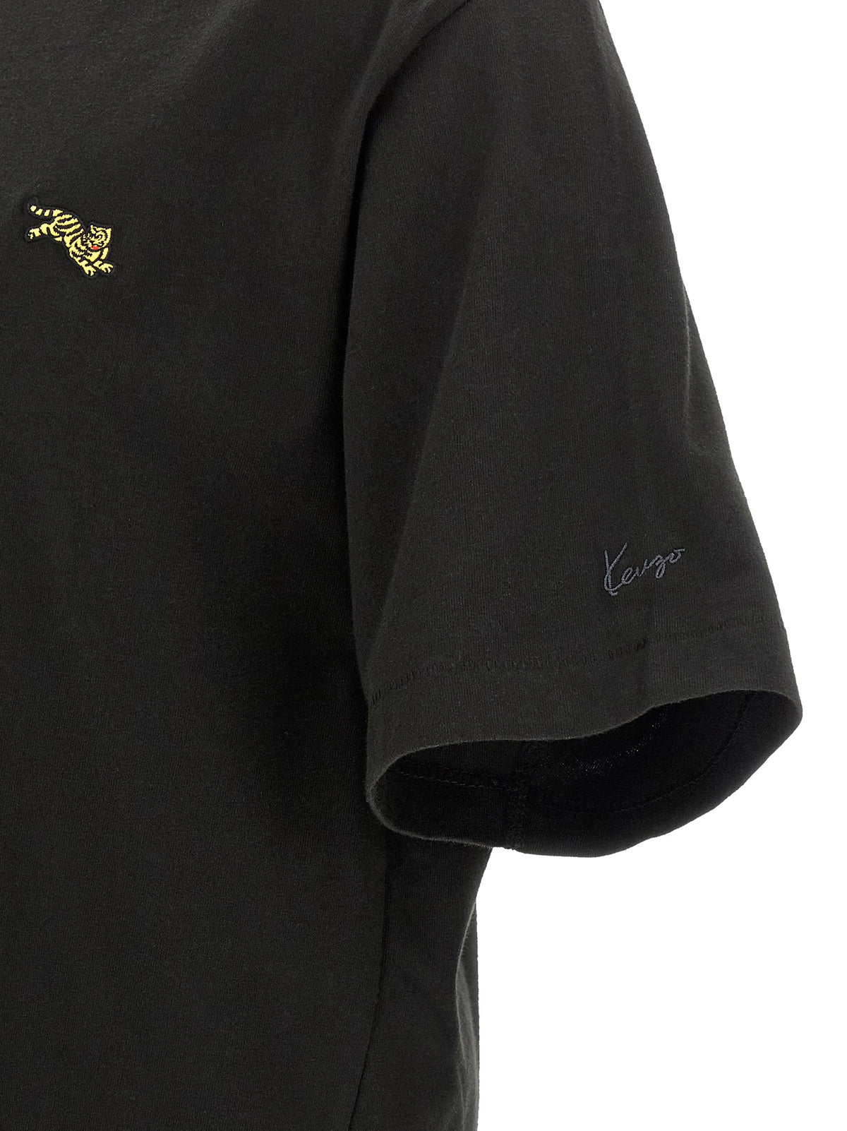 Camiseta De Algodón Negra Kenzo Confort Y Transpirabilidad