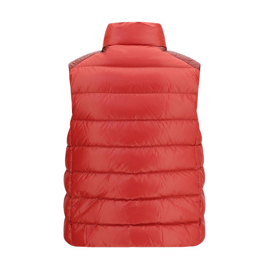 Moncler Chaleco Frelon De Poliamida En Rojo Silueta Entresugada