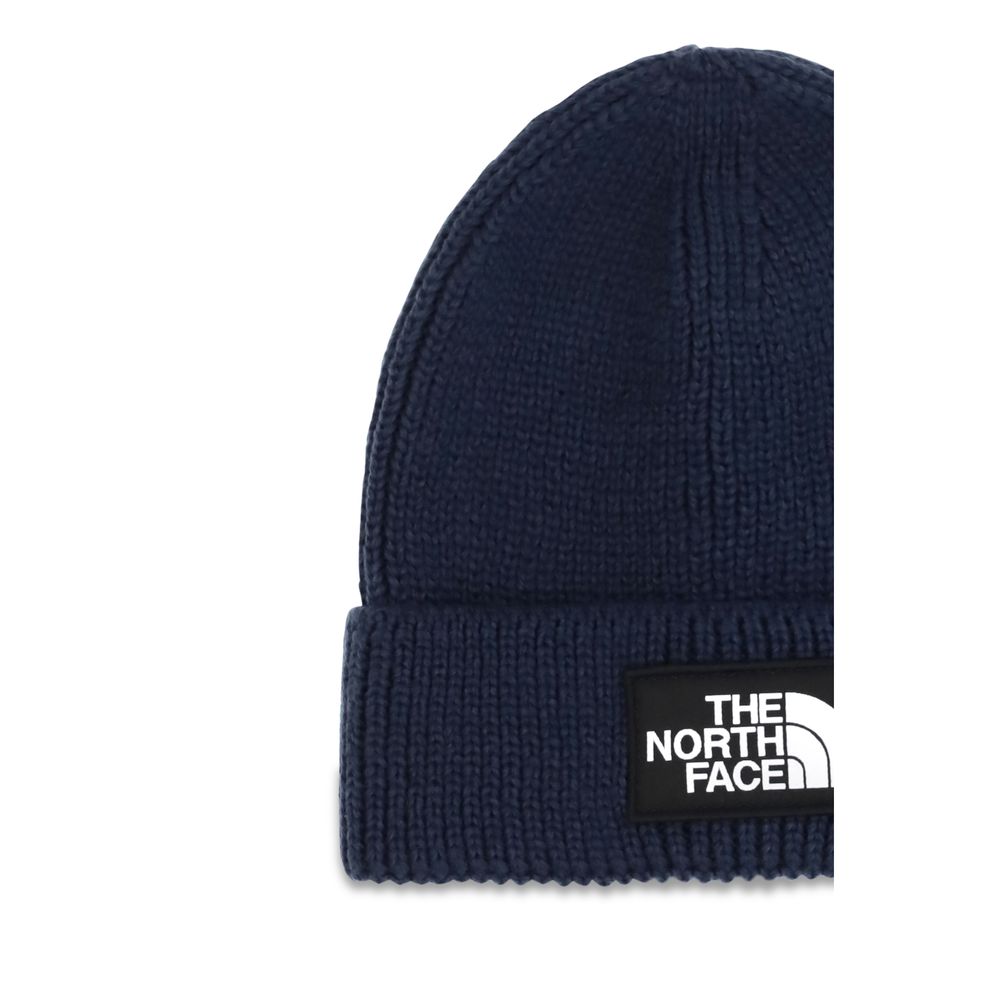 The North Face Blue Marabou Soft Ribbed Beanie