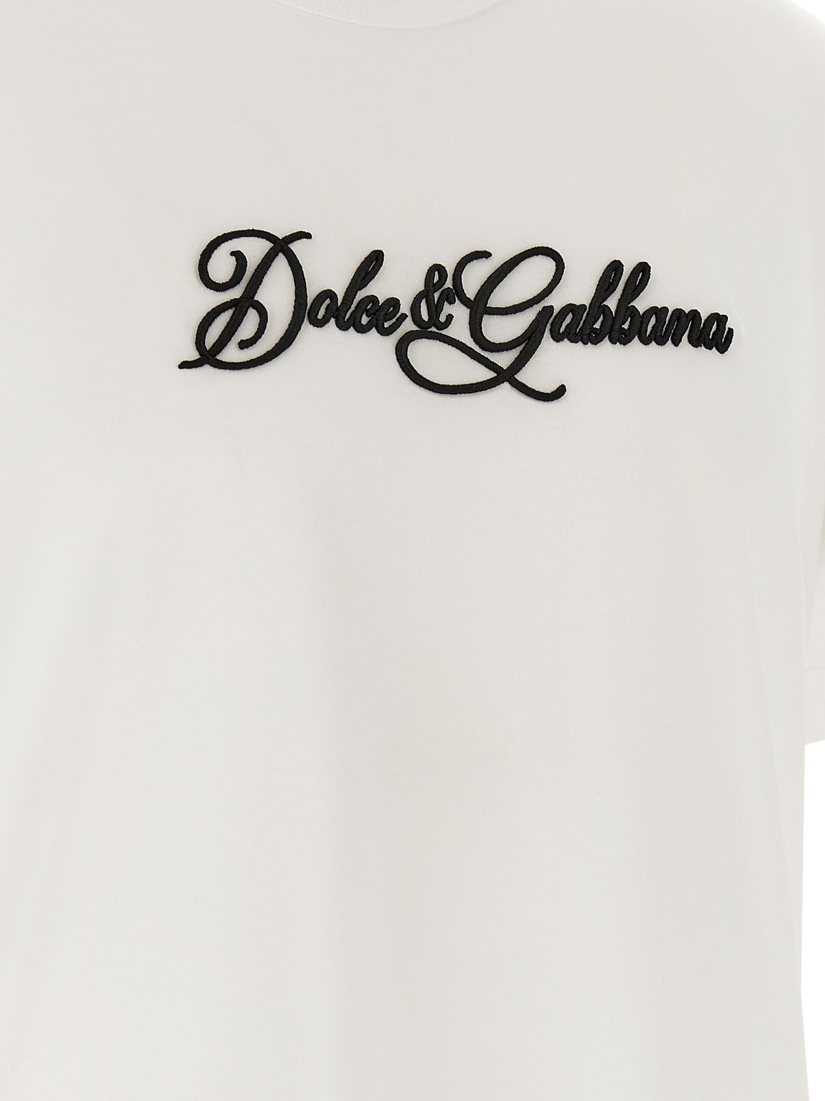 T-shirt classique Dolce & Gabbana en coton blanc