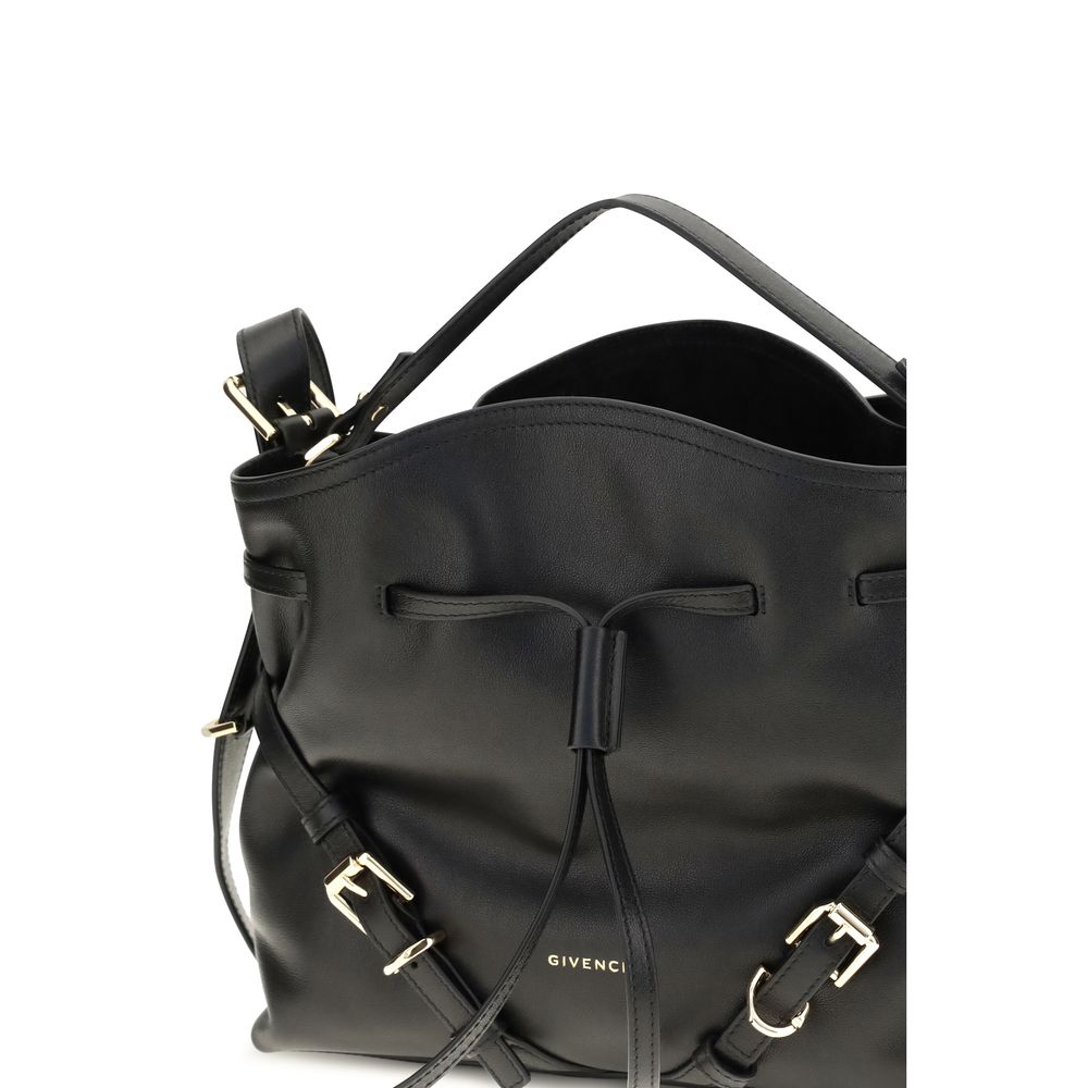 Bolso tipo cesta Givenchy de piel de becerro negra Bos Taurus