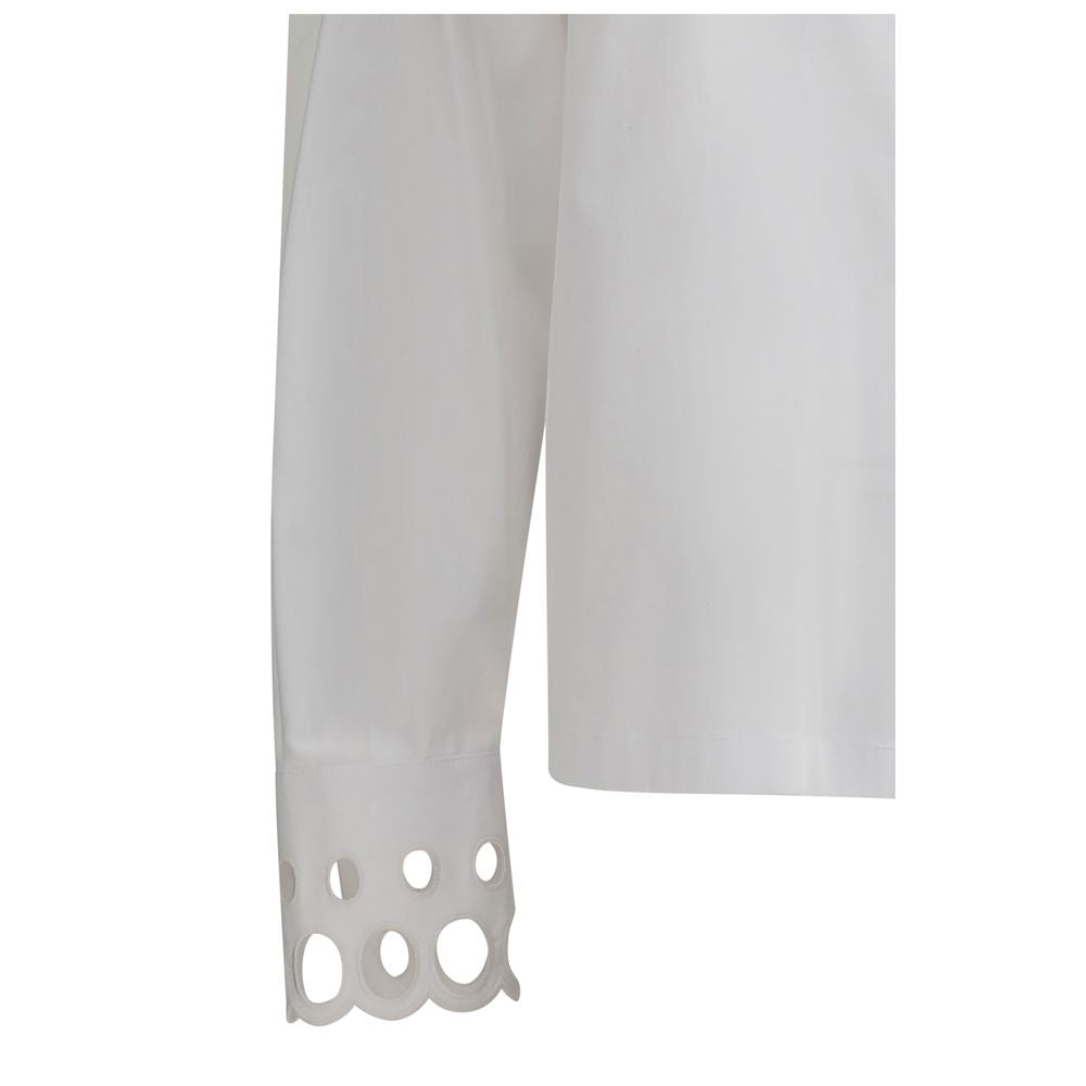 Camisa de vestir Max Mara de algodón blanco