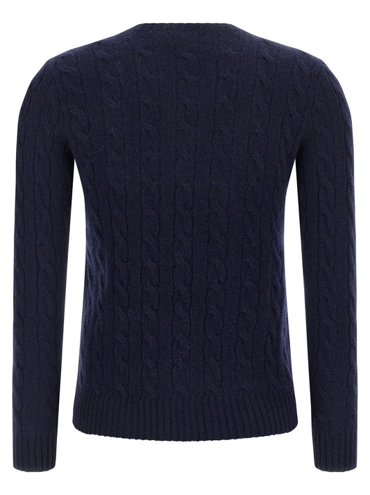 Polo Ralph Lauren Blue Wool Cardigan