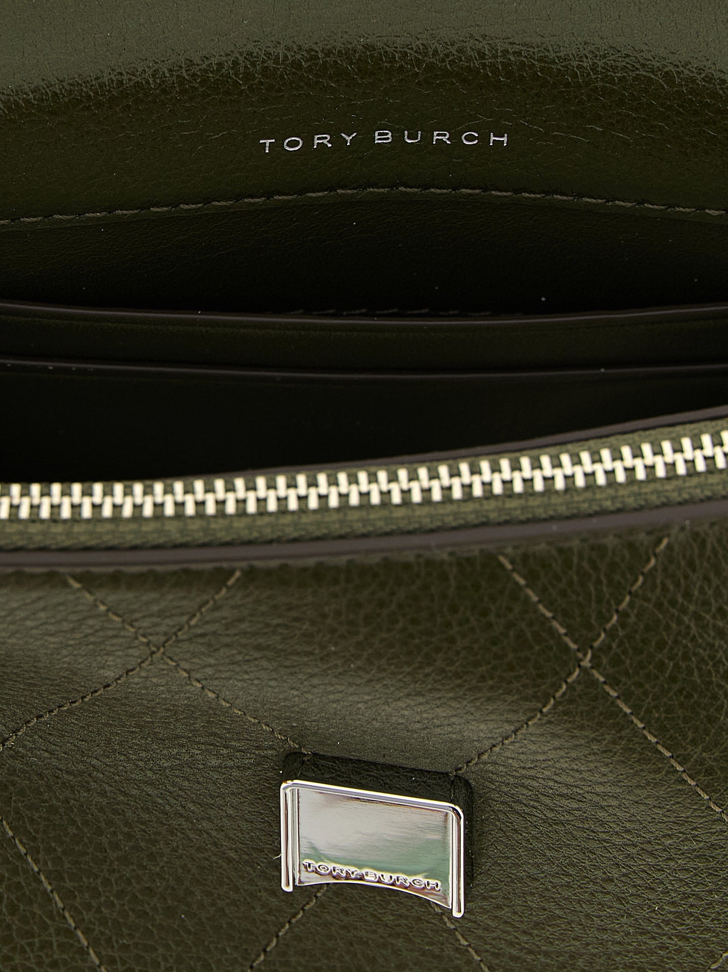 Bolso de mano Tory Burch bicolor de piel de vaca