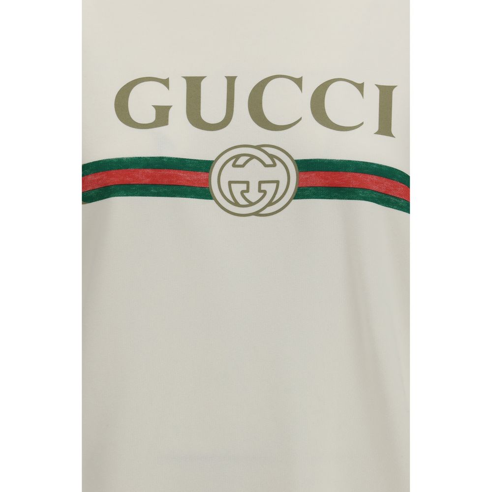Sudadera Gucci de algodón blanco