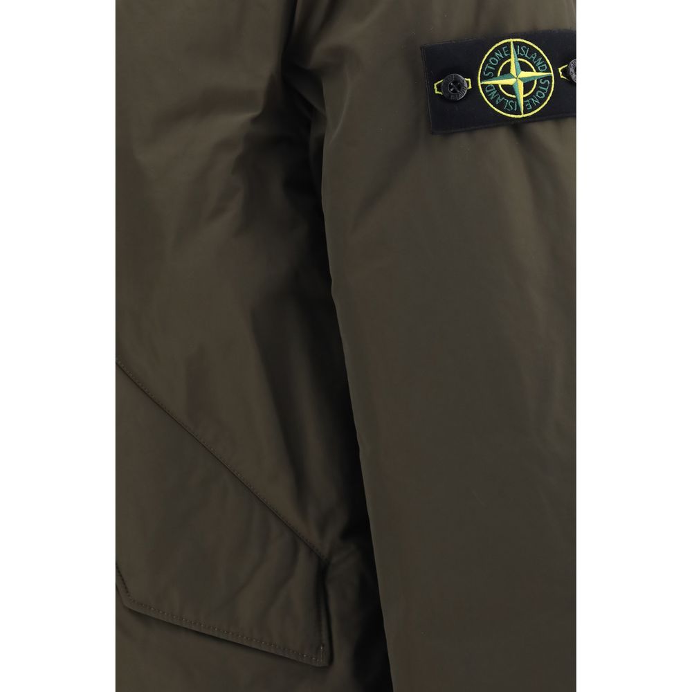 Stone Island Chaqueta Shell Bicolor Fabricada en Poliéster