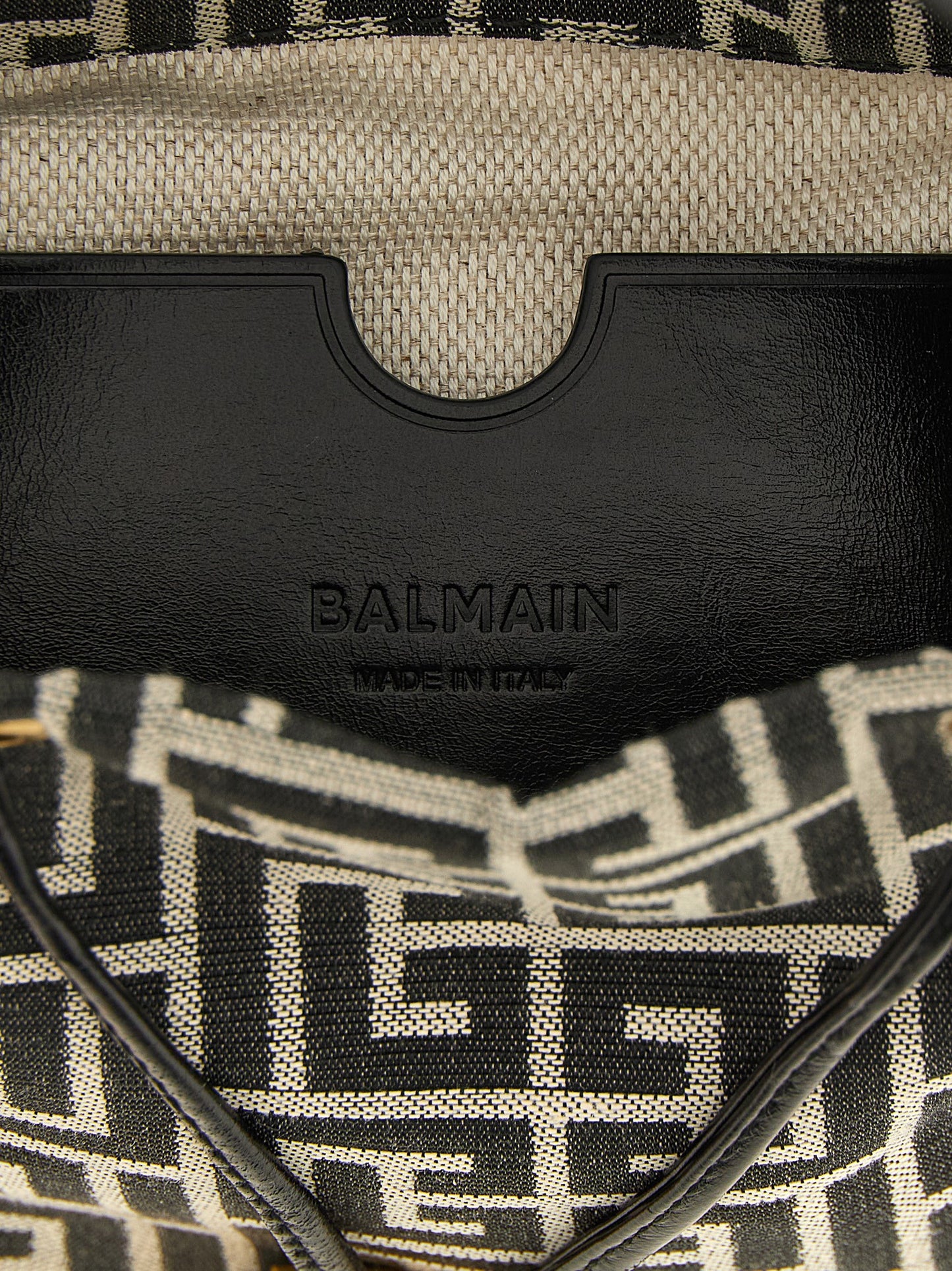 Bolso de mano Balmain bicolor de poliéster