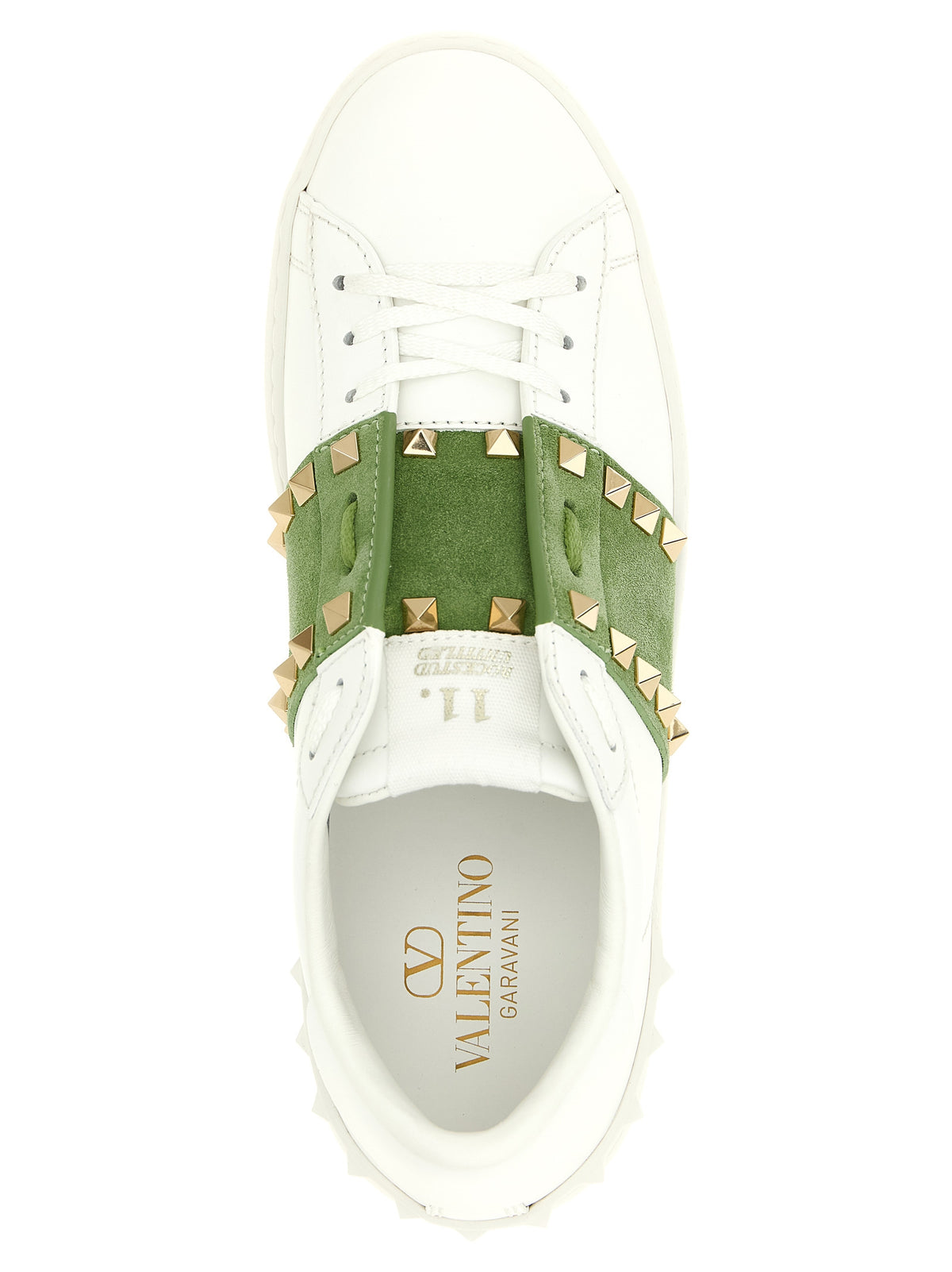 Valentino Garavani Bi-Color Low-Top Calfskin Sneakers